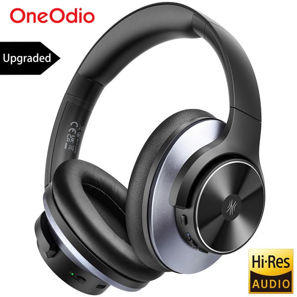 Handy-Kopfhörer Oneodio A10 Hybrid-Kopfhörer mit aktiver Geräuschunterdrückung und hochauflösendem Audio über dem Ohr, kabelloses Bluetooth-Headset mit ANC-Mikrofon 221114
