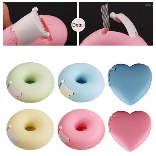 Falsche Wimpern 1pc Wimpernmaskelband Cutter Love Heart Donut Form Halter Erweiterung Division Ausrüstung Ausrüstung Werkzeug