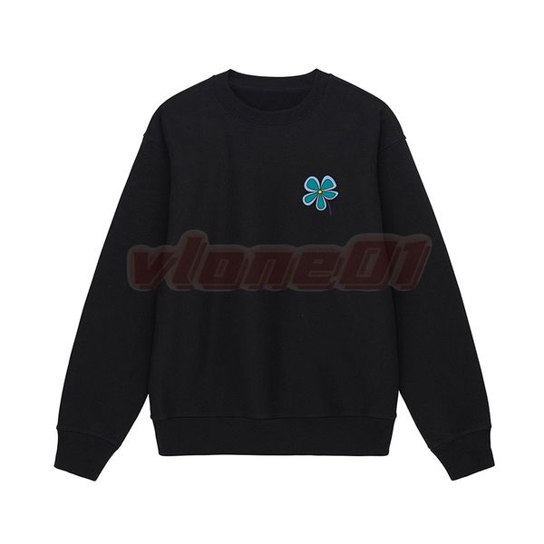 Herbst Winter Rundhals Hoodies Neue Mode Damen Blumendruck Pullover Tops Herren Casual Lose Sweatshirts Asiatische Größe M-2XL