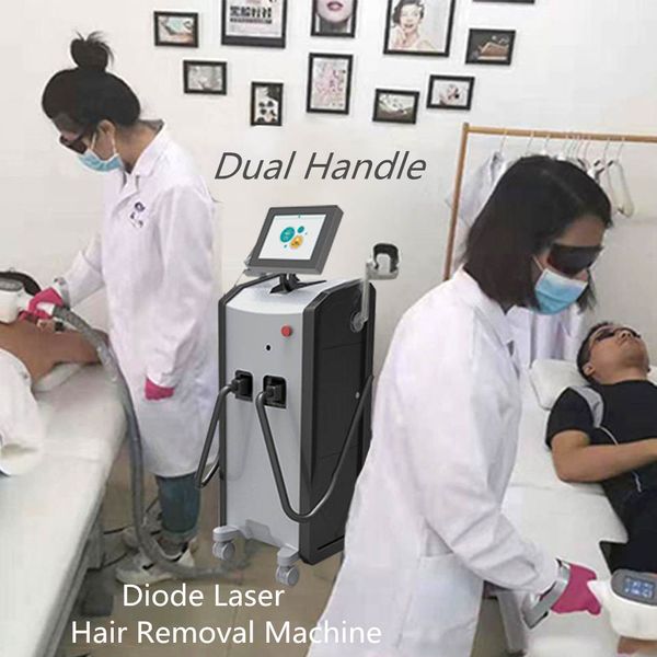 Disolino per peli del corpo laser a diodi a 808 nm RIGUAMENTO ALTA POTENZA PELLE RIGOLOVENO BRIT BRIVE REMOVIA DI PACCIA PER TUTTI i colori della pelle da 20 milioni di colpi OEM LOGO