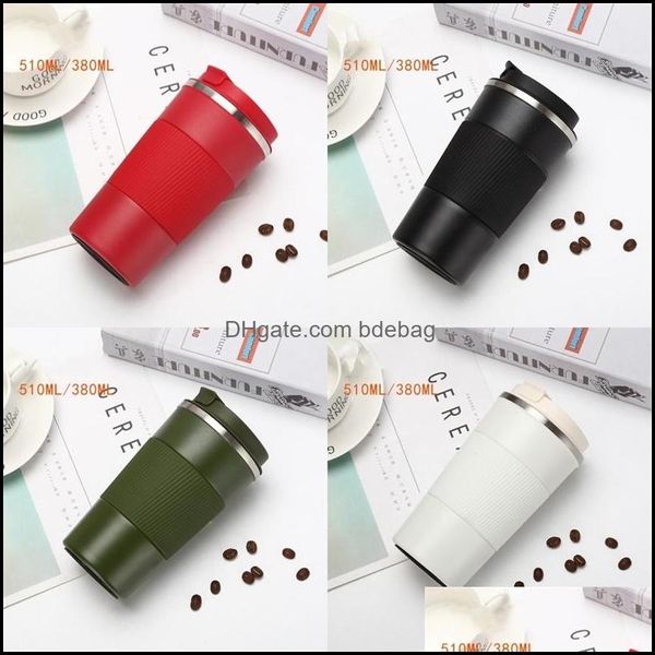 Bicchieri Tazze di colore puro in acciaio inossidabile Mantieni calda la tazza di caffè per interni Colorf Tumbler Party Ceremony Regali 19 5Qh N2 Drop D Dh02G