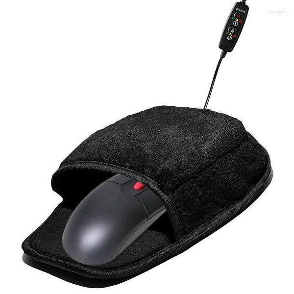 Caixa de mouse aquecida Aquecimento Aquecimento confortável Computador de punho quente para homens e mulheres