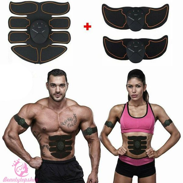 Gezondheidsgadgets 1SET Magic EMS Muscle Training Gear Buikspiertrainer ABS Trainer Fit Body Home Oefening Vorm Fitness