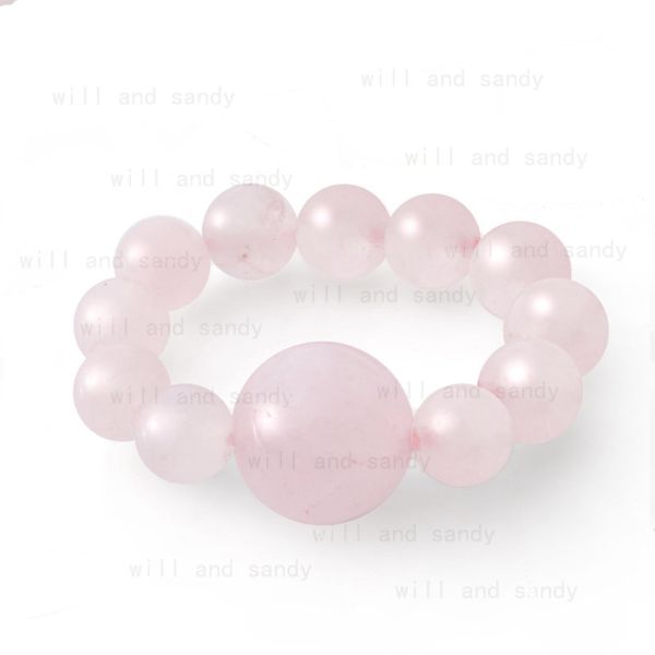 An￩is de pedra semipreciosos ringos fios de pedra natural tigre rosa rosa quartzo crytal ring ring para mulheres j￳ias de moda fina