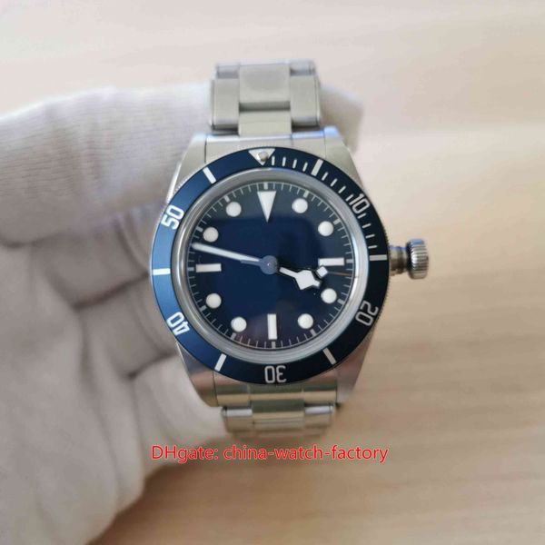 Zf produttore maschile guardano orologi di migliore qualit￠ 41mm Heritage 79230b Blue Dial Dialc. 904L SAPPHIRE SWISS SWISS ETA 2824-2 MOVIMENTO MECCANICA AUTOMATICHE UNA MECCHI