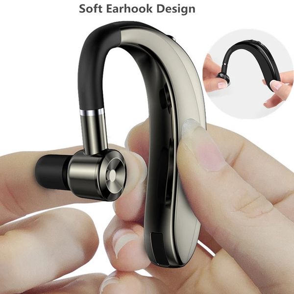 Drahtlose Ohrhörer Handsfree Business Headset Laufwerk Anruf Mini Earbud Bluetooth für Android iOS