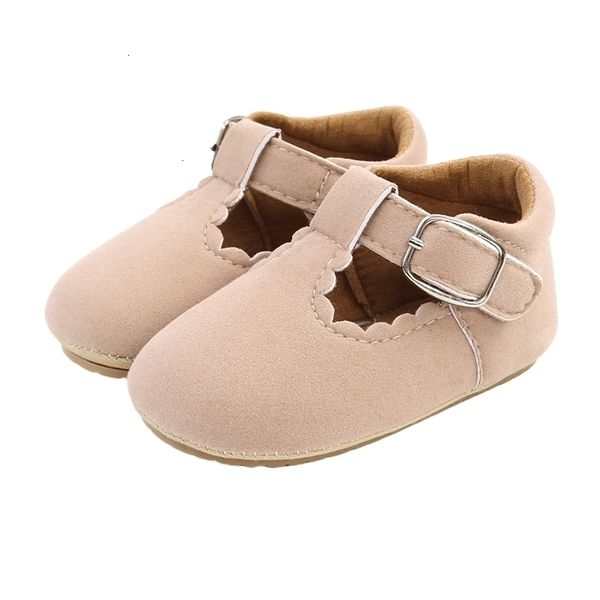 Primi camminatori nati Neonate Scarpe da principessa solide Suola morbida Colore Mary Jane Infant Prewalker Abito da sposa 221113