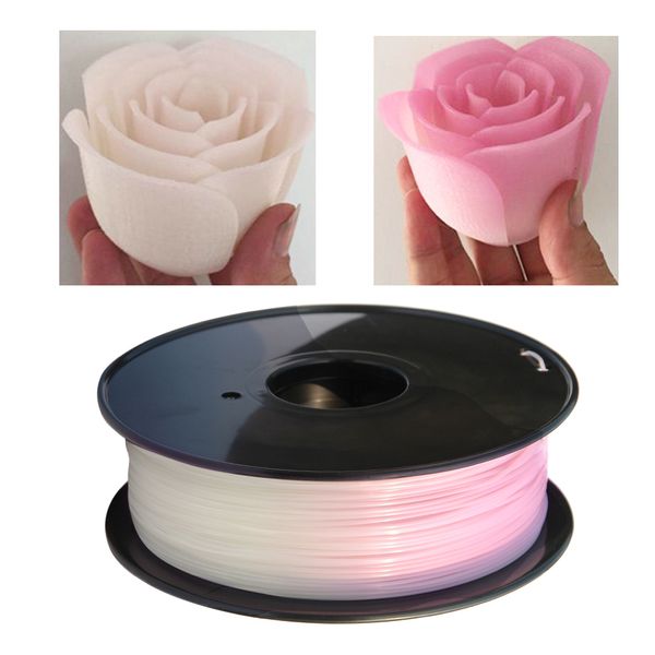 Druckerbänder 3D PLA Filament Farbwechsel mit UV-Licht 1 75 mm Weiß bis Rosa Gelb Blau Druckkunststoffstift 221114