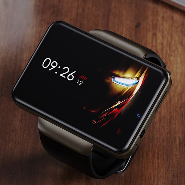 Смотреть Smart DM100 Watch Men 4G Android Dual Camera 2080 MAH Батарея Wi -Fi GPS Big Screen Watch для 221114