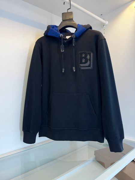 Erkek Hoodies Sweatshirts Tasarımcı Yüksek Kişilik Lüks Mens Siyah Hoodie Klasik Marka Tarzı Şerit Tasarım Konforlu Pamuk Malzemesi Üst Yr3H