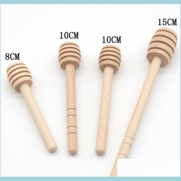 Другие кухонные инструменты деревянная медовая палочка кухонная инструменты для перемешивания ручка с помощью ложки длинные палочки кофе варень