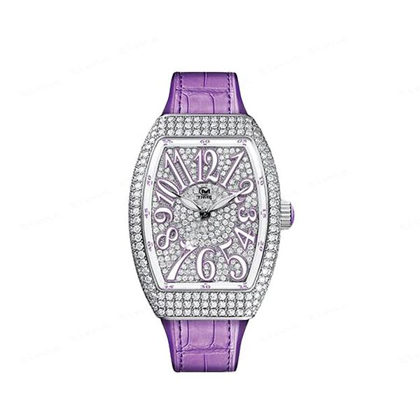 Stelle di orologio da donna da donna in tutto il cielo Diamond Shiny Blandest è comodo da indossare adatto per donazioni di donazioni di appuntamenti