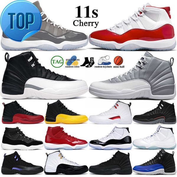 Top Basketball Shoes Men Women 11s 11 Cherry Cool Grey Bred Concord Gamma Blue 12 12S Stealth Hyper Royal Playoff Royalty Taxi Utility Grint