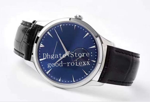 Orologi Uomo Orologio Uomo Automatico Cal.896/1 Movimento Blu Nero Argento Quadrante Meccanico Zf Alligatore Pelle Ultra Sottile 1358480 Zff factory Eta Orologi da Polso