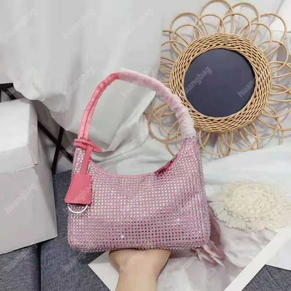 Borse da sera con diamanti Borsa a tracolla di design Borse Bling Borse alla moda Borsa con glitter Borsa da donna Portafoglio ascellare Portamonete da donna con strass lucido