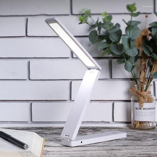 Tischlampen LED-Schreibtischlampe Batterie Drei-Modus-Beleuchtung Helligkeit USB Dual-Stromversorgungssystem Augenschutz zum Lernen und Lesen