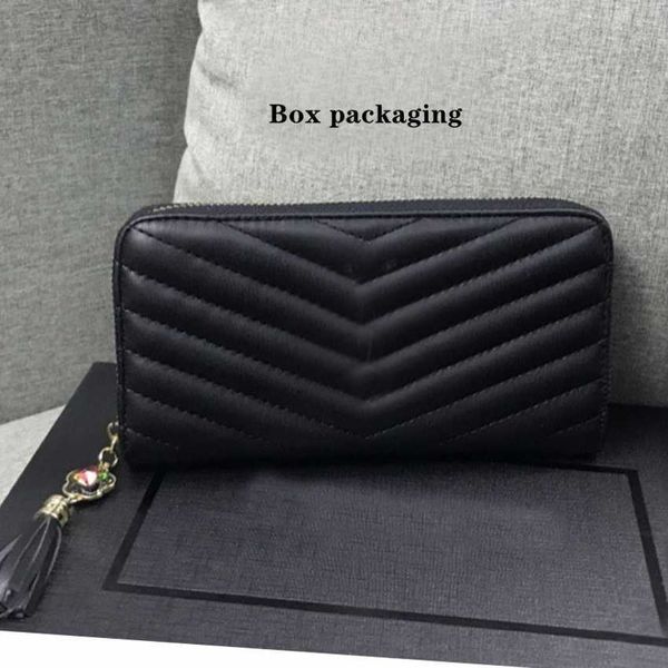 DesignerDesigners2021 Luxus Designer klassische Brieftasche mit Box Lady Handtasche Flip Clutch Bag Großhandel HQY405