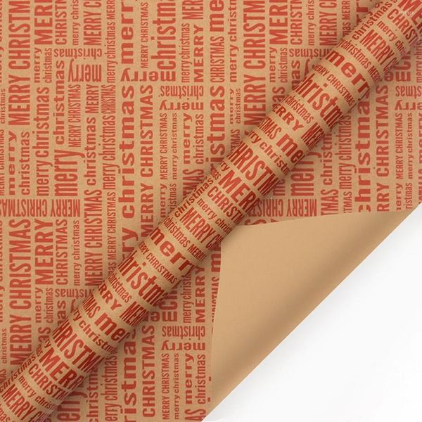 Gift Wrap Birthday Wraping Paper Holiday Pack Party Geschenke Rollen ROMME 50 76CM 6PCS Weihnachtszubehör