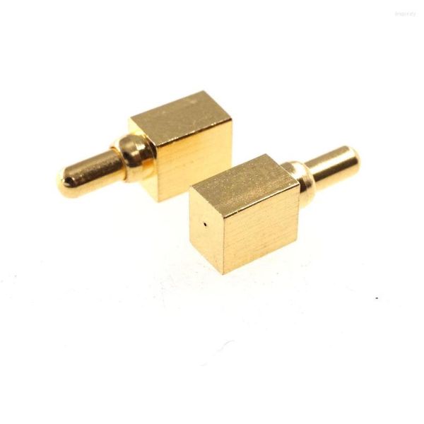 Accessori per l'illuminazione 10 pezzi OD3.0 Barrel connettore Pogo Pin caricato a molla base cubica SMD orizzontale PCB a saldare 2A corrente corpo rettangolare