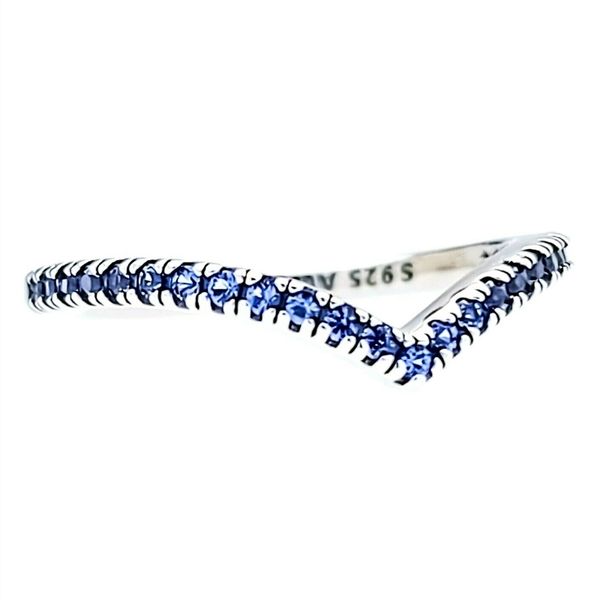 Ästhetischer Schmuck, zeitloser Wunsch, funkelnder blauer Diamant, Ozean, Designer-Pandora-Ringe für Damen und Herren, Paar-Fingerring, Geburtstag, Valentinstag, Geschenke 196316C02