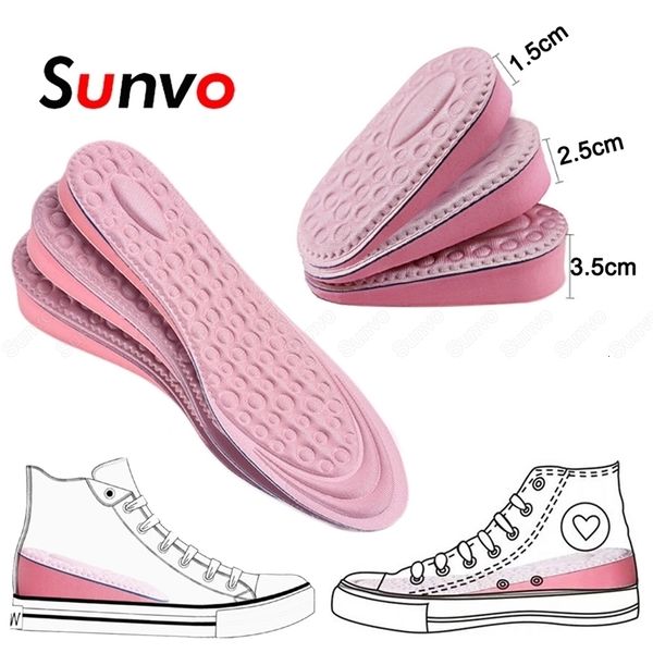 Accessori per parti di scarpe EVA Memory Foam Altezza invisibile Solette maggiorate per soletta interna da donna Inserto Sollevamento del tallone Comfort Innalzamento 221116