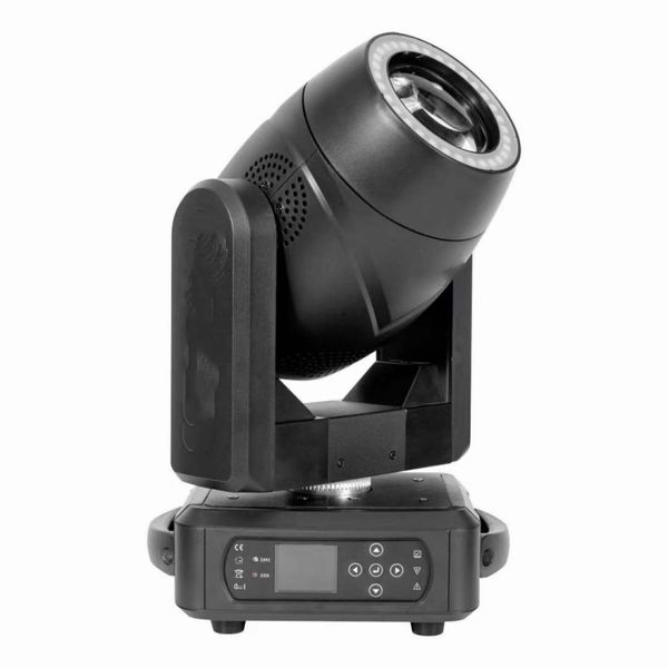 Lyre 100W Mini LED Moving Head Spot Light con anello DMX Disco Party Club Event Stage Lights