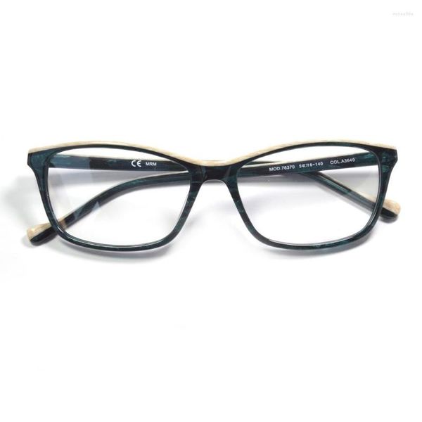 Sonnenbrillenrahmen, italienisches Design, europäische Passform, handgefertigt, Laminierung, Acetat, flexibler Brillenrahmen, Unisex, trendige, farbenfrohe Modebrillen