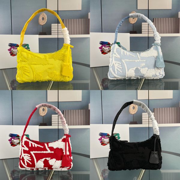 tasarımcı Çantalar İşlemeli Mini Çantalar Çanta Kutulu 4 renkte Çanta