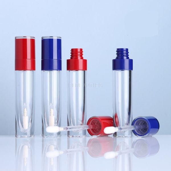 100pcs 8ml garrafas de tubo de brilho labial vazias L￡bios limpos Garrafa Lip Balm Balm DIY Recipientes de Cosm￩ticos de Maquiagem Diy