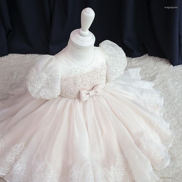 Roupas étnicas Crianças Princesa Vestidos de festas de aniversário de festas de casamento