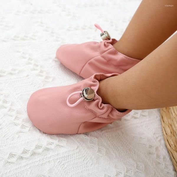 First Walkers Walkers estilo de moda de alta qualidade Sapatos de bebê meninos meninas solteira sola pu PU Cribe anti-deslizamento