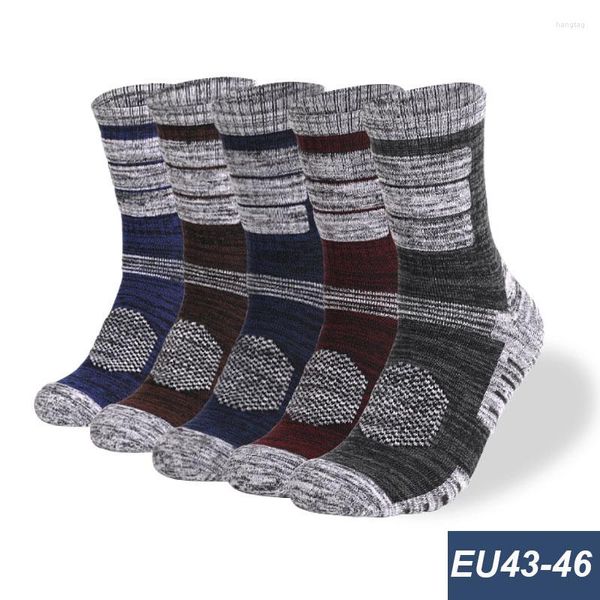 Herrensocken für Herren, verdickt, warm, hochwertig, für Sport, Outdoor, Bergsteigen, Herbst und Winter, schweißabsorbierend, Laufen