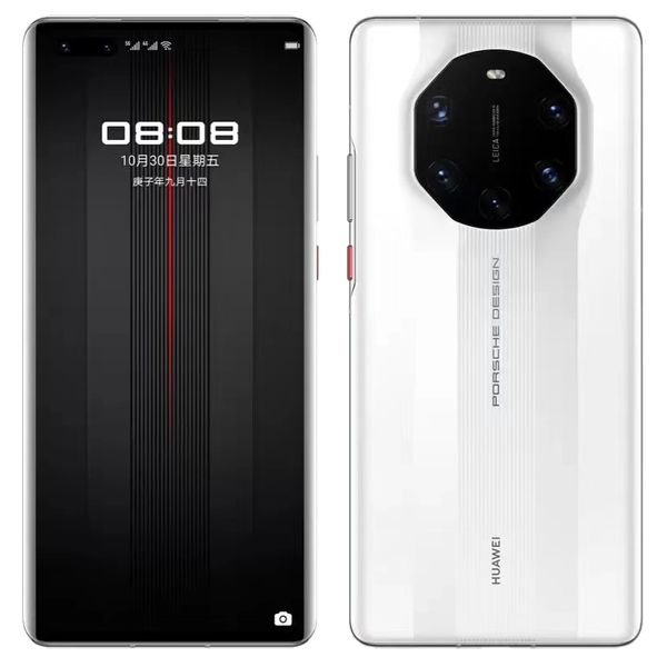 Cellulare originale Huawei Mate 40 RS Porsche Design 5G 8GB RAM 256GB ROM Kirin 9000 50.0MP NFC OTG HarmonyOS 6.76