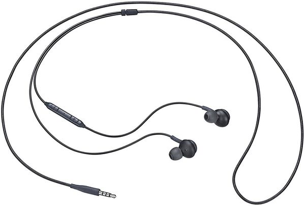 Samsung Galaxy S10 S20 için mikrofon 3.5mm kontrol kutusu kablolu spor müzik kulaklığı stereo kulaklıkları ile kulak içi kulaklıklar