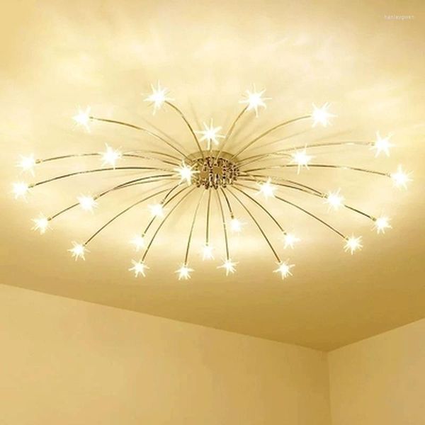 Потолочные светильники творческий люстр спальня гостиная современное осветительное приспособление G4 Star Stickures блеск светодиода для детей