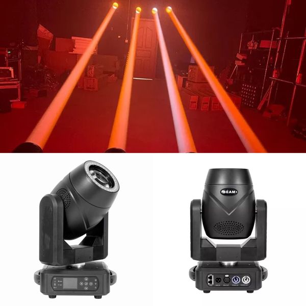 2 Stück Spot-Moving-Head 100 W LED-Licht RGBW DJ-Bühnenmuster rotierender MovingHead-Strahler