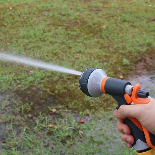 Attrezzature per l'irrigazione Lavaggio domestico Spruzzatore d'acqua Tubo Tubo Ugello Strumenti di irrigazione Pistola ad alta pressione Tubo da giardino Pianta Prato Cortile