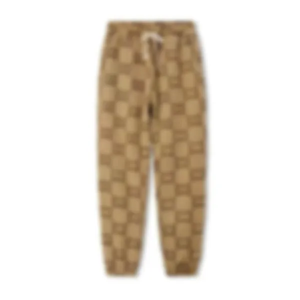 Calças de grife Jacquard Mens Mulheres Sweatpants Homens Pant GG Carta Dupla Letras Casuais Calças