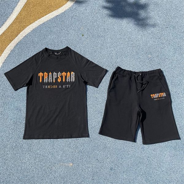 Рубашки для печати Trapstar Мужские спортивные костюмы Man Summer Suit Short Short Fashion Sports Sport