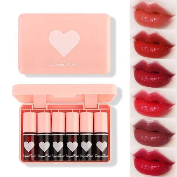 Lip Gloss 6pcs x 3,5g Batom líquido Maquia