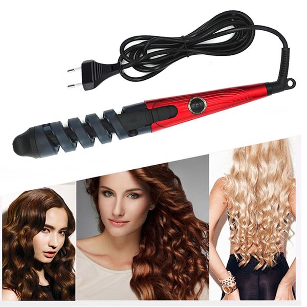 Irons de curling Professional Hairler Roller Roller Magic Spiral Iron Iron Fast Aquecimento Vareira Eletricer Styler Pro Styling Tool 221116