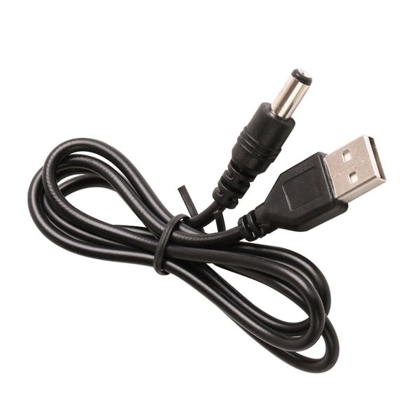 Stromkabel USB 2.0 auf DC 5,5 mm x 2,1 mm 0,8 m 5 V Ladegerät-Anschlusskabel für Tablet MP3 MP4