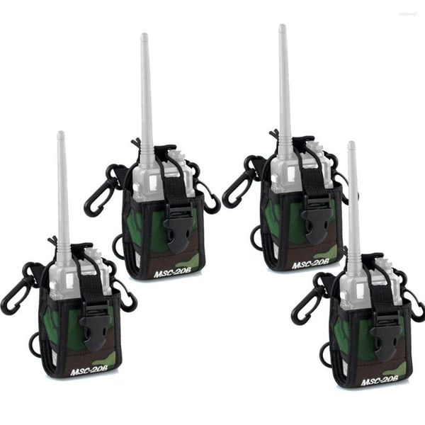 Walkie Talkie 4 peças Camo Multifuncional Estojo/Suporte Para/Motorola Baofeng BF-UV5R