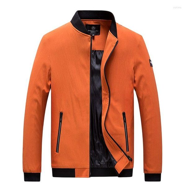 Jackets masculinos 2022 Spring Autumn Coat Men Fashion Bomber Windbreaker Jacket Floth Flothing Zipper Militar Casual M-6xl