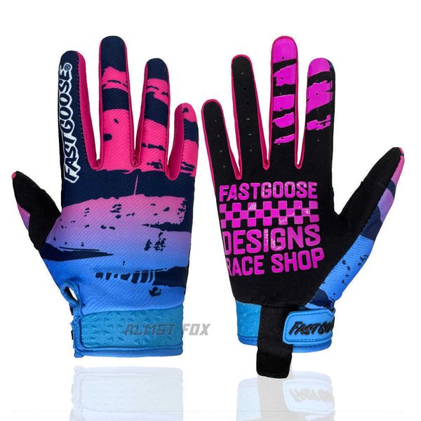 Guantes de ciclismo Fastgoose Air Mesh Transpirable Luz MTB Guantes de motocross Hombres Mountain Bicycle Racing Guantes Downhill Enduro Race Ciclismo Guante T221019