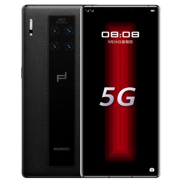 Оригинальный Huawei Mate 30 RS Porsche 5G Мобильный телефон 12 ГБ ОЗУ 512GB ROM KIRIN 990 40,0 МП NFC OTG HARMONYOS 6.53 