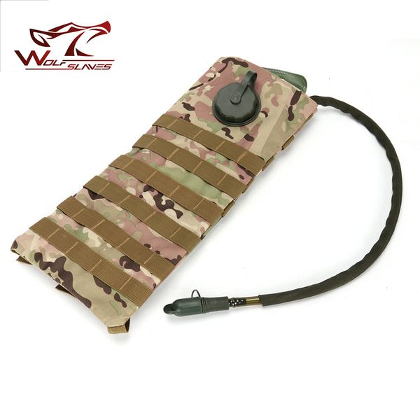 Idratazione Gear arrivo 3L Tactical Water Bag Military Hiking Camping Storage Bladder MOLLE Zaino Pouch 221117