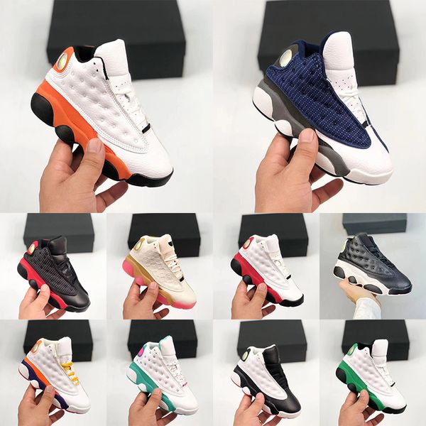 Scarpe per bambini 13s Basket 13 Designer Sneakers Toddlers Boys Bambini Grils Baby Sport Kid Shoe Bred Outdoor Youth Infants Athletic Trainers Playoff Taglia 22-35