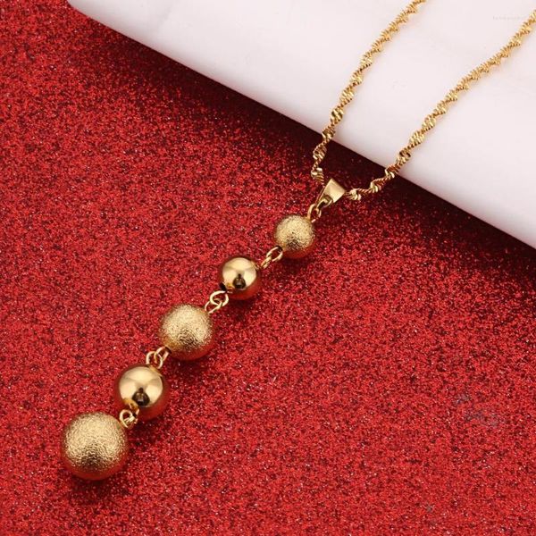 Anhänger Halsketten Perlen Ball Lucky Love Anhänger für Frauen Männer Schmuck Geschenke