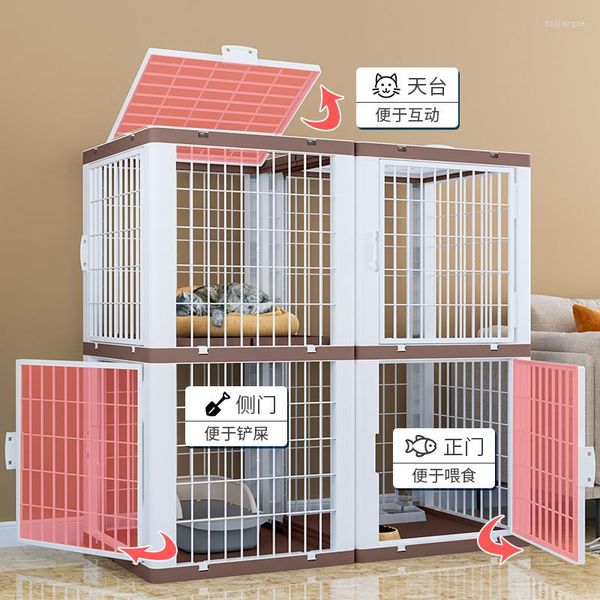 Cat Carriers Cage Placeming Pureon с разделением может быть собрано